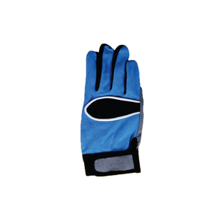 Gants de sécurité en spandex bleu, bouts des doigts lisses, antidérapants, poignet renforcé, durables, antistatiques, anti-chimiques, sans latex - Product Image 3