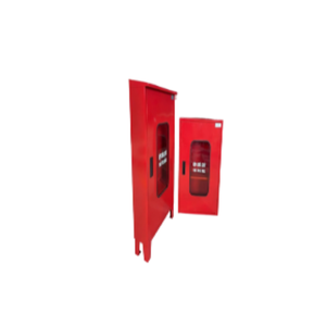 Gabinete Exterior de Acero FISA de Alta Resistencia 500x600x180 con Patas y Techo, Recubrimiento en Polvo Rojo, Origen Vietnam - Product Image 1