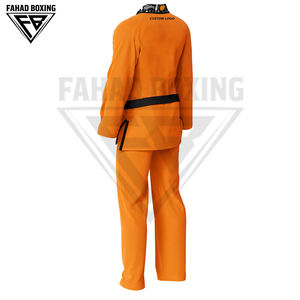 Uniforme de BJJ Color Verde Oliva al Por Mayor, Cómodo, de la Más Alta Calidad, Unisex, de Poliéster y Algodón, Kimono de BJJ para Artes Marciales - Product Image 2