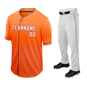 Ensemble d'uniformes de baseball de luxe personnalisés ODM/OEM de haute qualité, avec logo sur mesure, séchage rapide, respirant, pour équipes sportives - Product Image 5