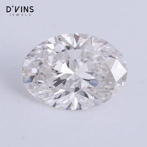 D'vins Jewels Precio al por Mayor Diamante Ovalado de 3CT D VVS CVD Relleno Suelto Corte 3EX Diamante Cultivado en Laboratorio Surat para Fabricación de Joyas - Product Image 1