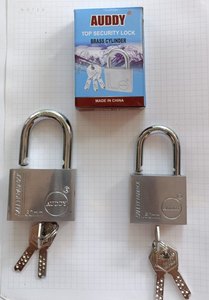 Cadenas Auddy à cylindre en laiton 3 DK 32mm - Product Image 2