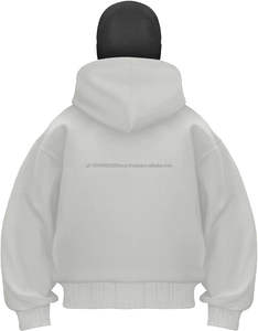 Sweat à capuche polaire OEM avec cagoule intégrée, idéal pour l'hiver, style streetwear, commande en gros - Product Image 2