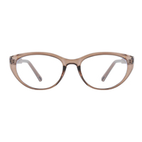 Monture de lunettes optiques œil de chat TR90 pour femme, verres transparents, style rétro, légères, pour usage quotidien