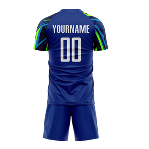 High Quality Sublimated Men Sportswear Soccer Uniform For Men And 100% Polyester Custom Logo Soccer Uniforms With Oem Services - Product Image 4