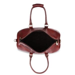 Bolsa de Viaje de Cuero Personalizada con Logotipo Impreso, Bolsas de Viaje de Cuero Genuino de Gran Capacidad y Alta Calidad para Hombre - Product Image 2