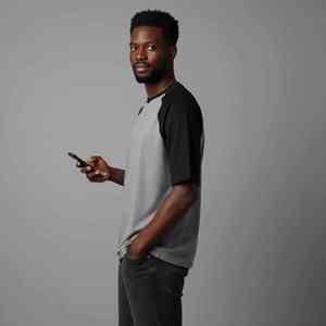 Camiseta Oversize de Algodón Orgánico 100% de Estilo Urbano para Hombre, Tallas Grandes, con Estampado de Logotipo Personalizado, Diseño Liso - Product Image 2