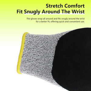 Gants de sécurité en latex pour autres sports, gants de sécurité enduits pour travaux de construction, gants anti-coupure pour la manipulation du verre et la fabrication - Product Image 3
