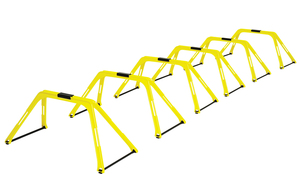 Portable Durable Eco-Friendly Plastic Adjustable Football Hex Agility <b>Rings</b> Speed & Footwork Training Hurdles Ladder - Product Image 4