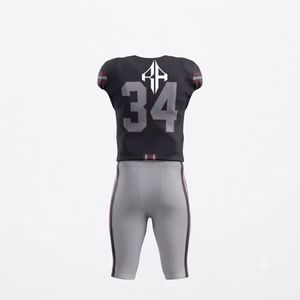Nuevo Diseño de Uniforme de Fútbol Americano Sublimado, Cuello en V, Manga Corta, 100% Poliéster, Calidad Premium para Hombre - Product Image 3