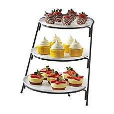 Soporte de acero inoxidable, expositor con superficie de mármol, soporte cuadrado para alimentos, expositor premium para buffet, soporte para postres de hotel. - Product Image 5