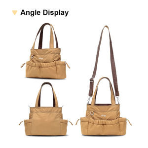 Hody Unisex Light Blue Casual Tote <b>Bag</b> BAILA <b>BAG</b> with Three Straps Waterproof <b>Large</b> Capacity Handbag for Birthday Daily Use - Product Image 2