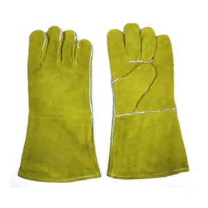 Gants de soudure en cuir de vachette pleine fleur de haute qualité, résistants à la chaleur et aux étincelles, pour la cuisson au four, la boulangerie et la lutte contre les incendies - Product Image 2