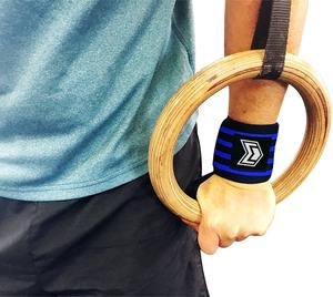 Nouvel arrivage de bandelettes de poignet lourdes de 18 pouces pour la musculation enveloppes de poignet personnalisées pour l'haltérophilie - Product Image 2