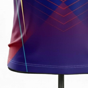 Chemises en tricot uni pour hommes avec impression de logo personnalisé, de haute qualité, décontractées, sublimées, à manches courtes, séchage rapide, respirantes, écologiques - Product Image 5