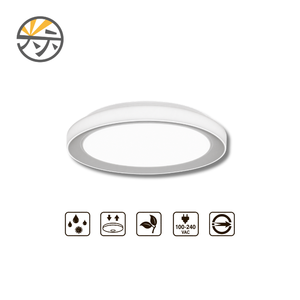 10-25sq m Slim Flush Mount ac100 240v ip54 morning glow <b>ceiling</b> <b>light</b> - Product Image 1