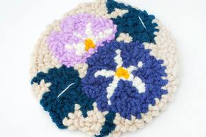 Kit de Punto de Cruz de Animales de Dibujos Animados para Manualidades, Aguja Mágica, Bordado Ecológico, Tela Aida 100% Algodón, Flor Amarilla - Product Image 6