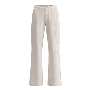Pantalones vaqueros de mujer OEM vintage de pierna ancha, de talle alto, de mezclilla elástica, al por mayor - Product Image 2