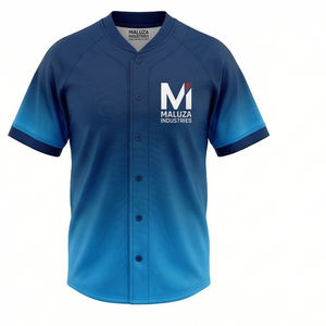 Camiseta de Béisbol Sublimada de Primera Calidad, Colores y Logotipos Personalizados, Transpirable, de Secado Rápido, Uniformes Deportivos para Equipos, Venta al Por Mayor - Product Image 1