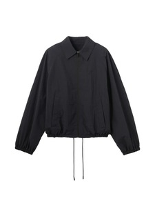 Unisex Black <b>Racer</b> <b>Jacket</b> Zipper Closure Turn down Collar Casual Windproof Polyester Material Short Length Loose Fit Autumn - Product Image 1