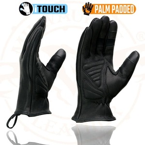 Guantes de Motociclista de Cuero Negro Resistentes con Nudillos Reforzados, Diseño Táctico, Proveedor Mayorista - Product Image 2