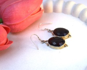 Pendientes de Plata 925 con Cuarzo Ahumado, Forma Ovalada, Engaste en Bisel, Joyería Clásica de Lujo para Mujer, Regalo de Compromiso, Fiesta, Boda - Product Image 6