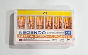 Points de gutta-percha manuels en métal Neoendo 6% Points endodontiques dentaires - Product Image 3