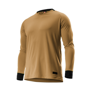 Camiseta Deportiva de Manga Larga para Hombre, 100% Algodón, Antiarrugas, Transpirable, de Secado Rápido, para Gimnasio y Entrenamiento, con Logotipo Personalizado - Product Image 5