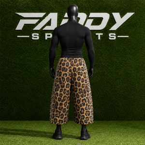 Pantalon de survêtement ample imprimé léopard personnalisé, style streetwear, avec bande latérale, coupe large, unisexe, hip-hop, surdimensionné 2026 - Product Image 3