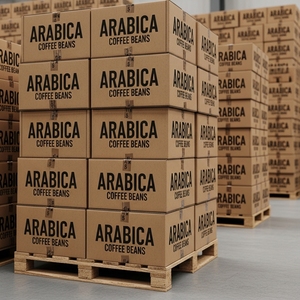 Grains de café Arabica Premium torréfiés en montagne, avec arôme velouté, pour les acheteurs de café de boutiques. - Product Image 6