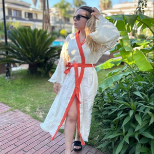 Albornoz de algodón de secado rápido con estampado de ojos malvados, diseño único, buena calidad, buen precio, para playa, sauna, hogar, para mujer y hombre - Product Image 1