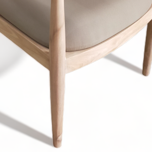 Silla de Comedor de Madera de Teca de Alta Calidad y Material Resistente, Sillón de Descanso con Diseño Moderno para Muebles del Hogar - Product Image 3