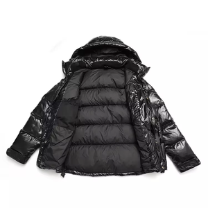 Veste matelassée en toile à capuche pour homme, taille personnalisée, imperméable, coupe-vent, chaude, pour l'hiver, vêtement d'extérieur isolé - Product Image 2
