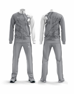 OEM Casual Winter Soccer Sports Warm Printed Windproof <b>Tracksuit</b> Embroidered Sleeves Adult Club Training Football - Product Image 1
