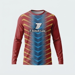 High Quality Crew Neck <b>Long</b> Sleeves Wholesale Rate Quick Dry Regular <b>Fit</b> Men <b>T</b> <b>Shirt</b> Quick Dry Lightweight - Product Image 2