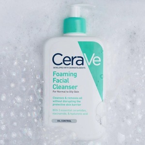 Nettoyant hydratant CeeraVe Premium, développé par des dermatologues, nettoyant quotidien avec hydratation et soin de la peau - Product Image 4