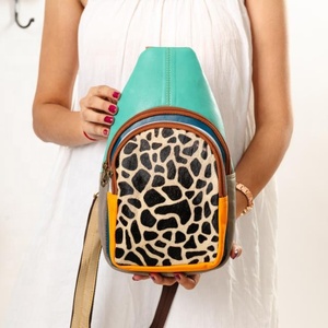 LW Genuine Cow Hide Leather Women's <b>Backpack</b> Bohemian Rock Style Insulated Portable Laptop Bag PVC Water Resistant Shoulder - Product Image 2