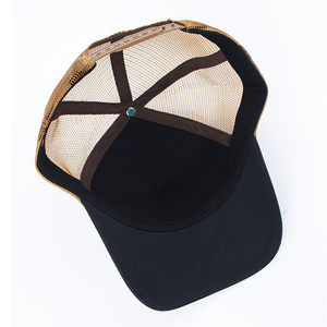 Customized High Quality Structured 5 Panel Blank <b>Hats</b> Mesh Trucker <b>Hat</b> Blank Black Curved Brim Trucker <b>Hat</b> Men - Product Image 6