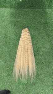 ผมต่อแบบคลิปหนีบสีบลอนด์ขาว ยาว คุณภาพพรีเมียม ผมแท้แบบหยิก ใช้งานง่ายสำหรับผู้หญิงในงานปาร์ตี้และชีวิตประจำวัน - Product Image 3