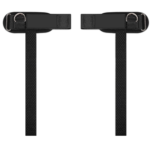 Sangles de musculation avec anneaux en D et support de poignet, personnalisées, robustes, épaisses et confortables - Product Image 1