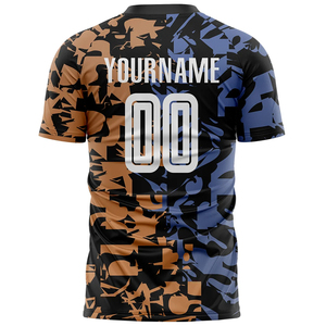 Uniformes de Fútbol Personalizados al por Mayor para Niños, Camiseta de Poliéster con Logotipo y Nombre del Club Impresos con Técnica de Sublimación en Talla Adulto OEM - Product Image 4