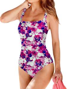 Traje de Baño Sublimado para Mujer, Fácil de Lavar, Material Duradero, Transpirable, Cómodo, Antiarrugas, Ropa de Playa - Product Image 2