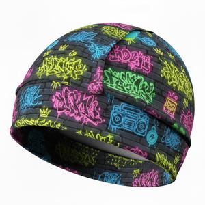 Unisex High Visibility Reflective Beanie <b>Hat</b> With Custom Embroidery Logo Warm Daily Cycling Accessory - Product Image 4