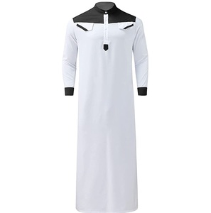 Vêtements musulmans très demandés, vente directe d'usine islamique, Jubbah Kaftan de haute qualité, robe Thobe saoudienne pour hommes - Product Image 3