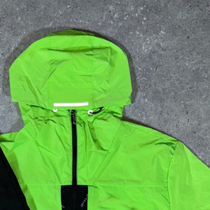 Survêtement Homme Imprimé Animal Color Block avec Fermeture Éclair Intégrale, Col Rond, Style Vintage, 100% Nylon Léger, Idéal Été - Product Image 2