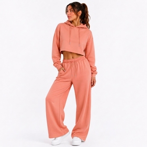 Tenue de détente douce pour femmes, haut à manches longues et pantalon à taille élastique, pour la maison, les voyages et le confort quotidien - Product Image 1