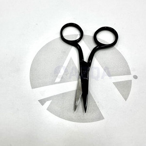 Tijeras de Bordado de Acero Inoxidable con Recubrimiento Negro, Cuchillas Afiladas, Herramienta Profesional para Cortar Hilo de Coser - Product Image 5