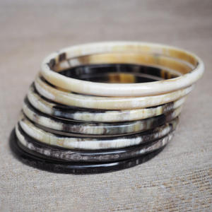 Most and Hot Sell Buffalo Horn <b>Bracelet</b> Used to create versatile and natural looking statement pieces and <b>stacked</b> bangles. - Product Image 2