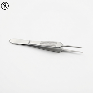 Pinces à tissus St. Martins de haute qualité, 1x2 dents, à usage unique, jetables, pour microchirurgie ophtalmique, en acier inoxydable - Product Image 5