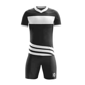 Camiseta de Fútbol Personalizada con Transferencia Térmica, Talla Grande, Manga Corta, Cuello Redondo, Absorbe la Humedad, 100% Poliéster, para Adultos, Diseño Completo - Product Image 1